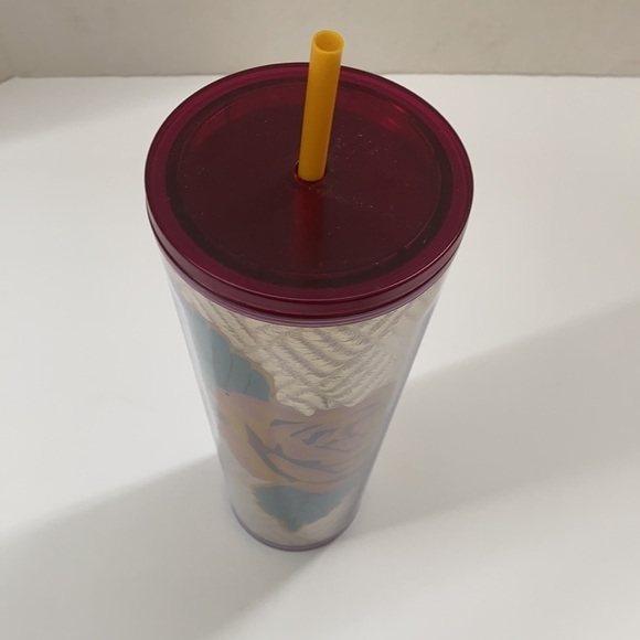 Starbucks Gold Foil Rose/ Quilt Tumbler Venti RARE! - Picture 2 of 9